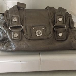 Marc by Marc Jacobs metallic leather hand bag